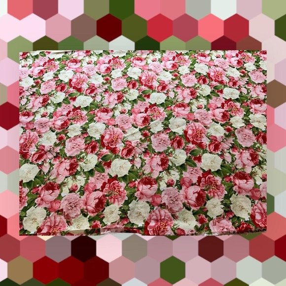 Candace Allen Vintage Rose Bouquet by David Textiles Cotton   3 Yards x 44" Wide - Picture 13 of 15